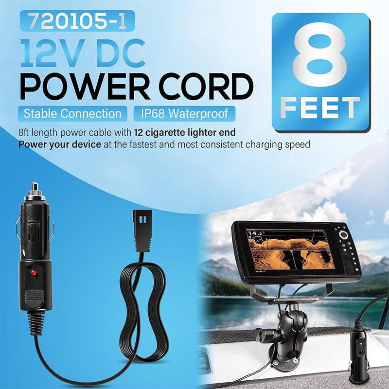 12V Power Cord 720105-1 for Fi - Fish Finder Charger 评论和价格