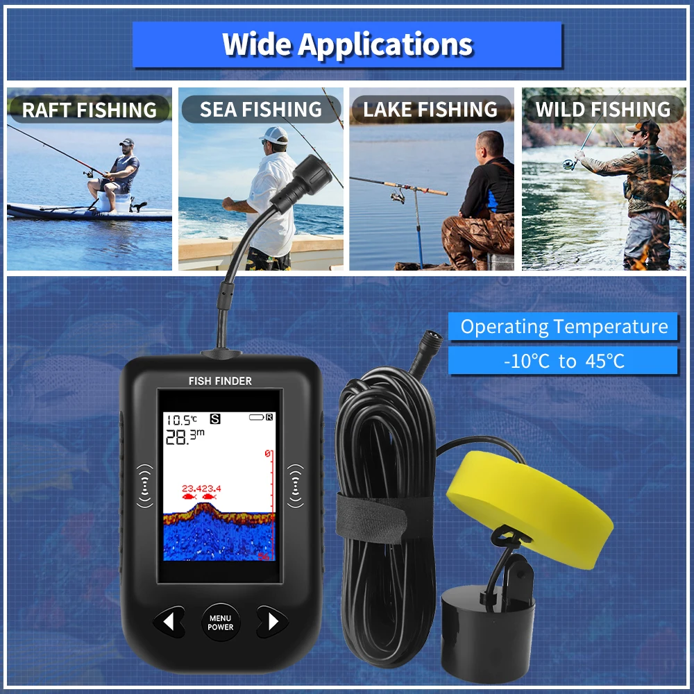 Erchang XF03 Fish Finders 45 D - Fish Finder Portable 评论和价格