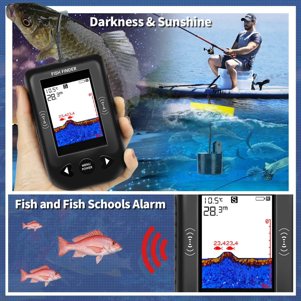 Erchang XF03 Fish Finders 45 D - Fish Finder Portable 评论和价格