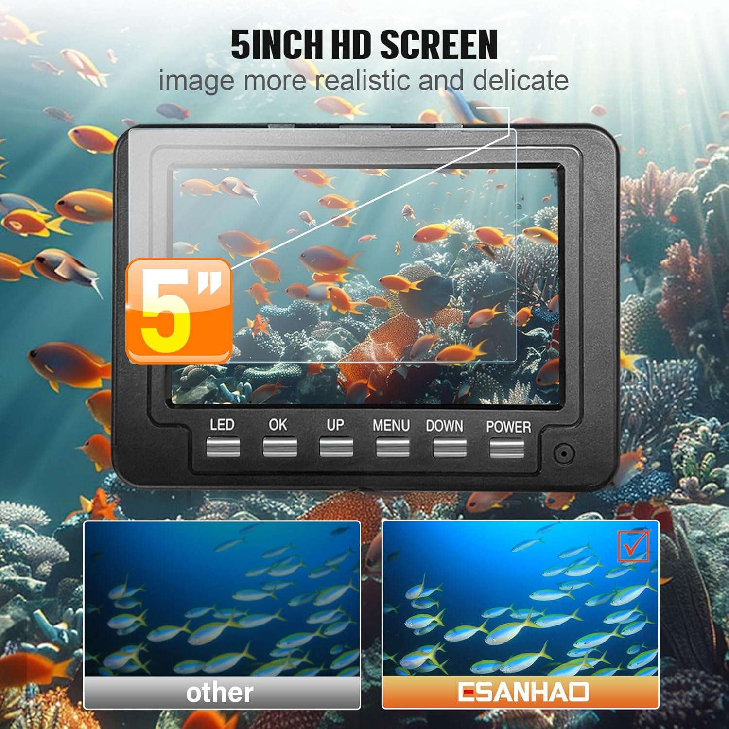 Underwater Fishing Camera - 50 - Fish Finder Portable 评论和价格