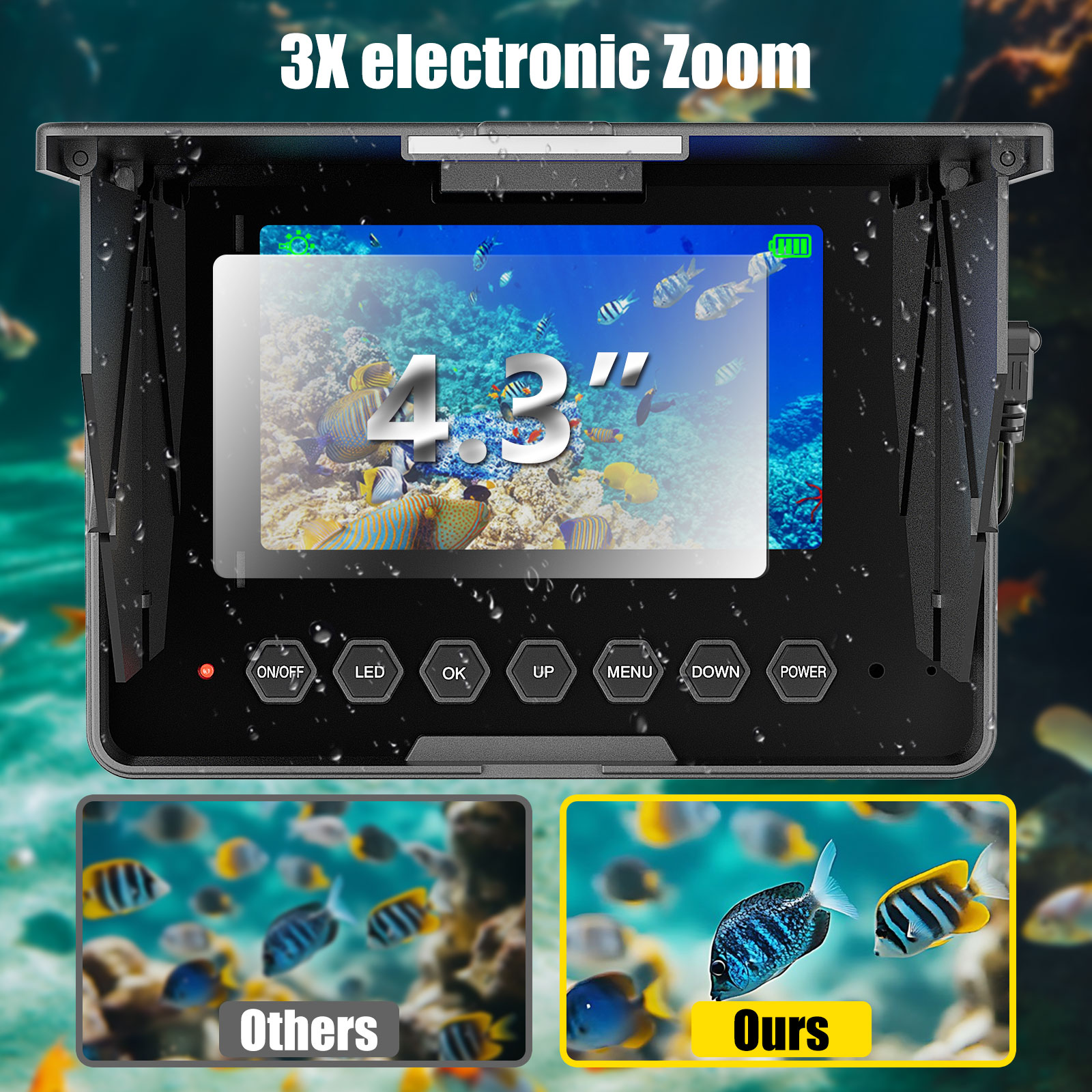 Underwater Fishing Camera - 15 - Fish Finder Portable 评论和价格