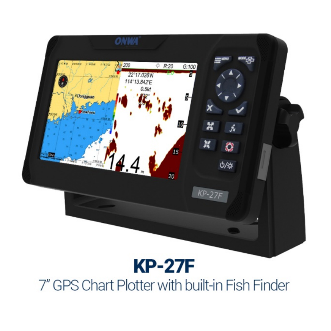 ONWA KP-27F 7-inch Marine GPS  - Fish Finder Gps 评论和价格